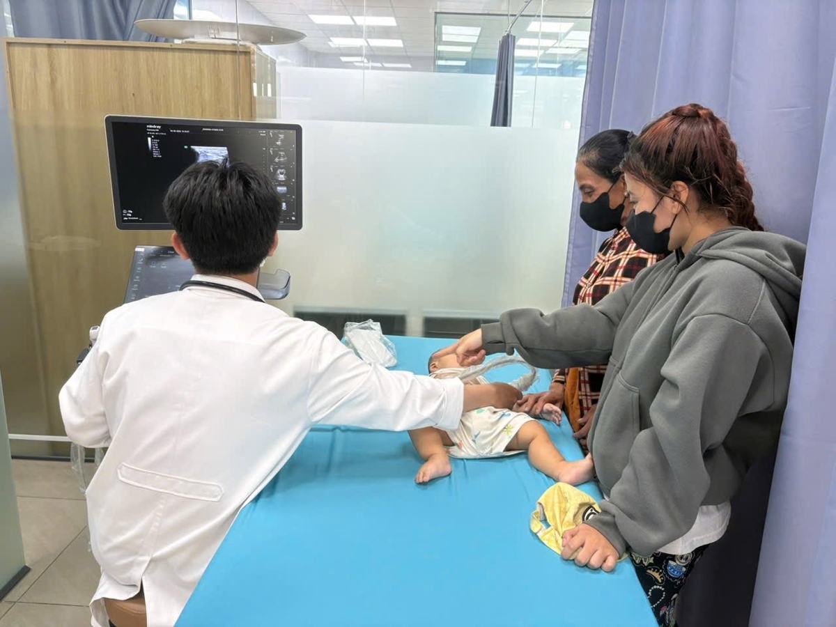 Siêu âm bụng cho trẻ